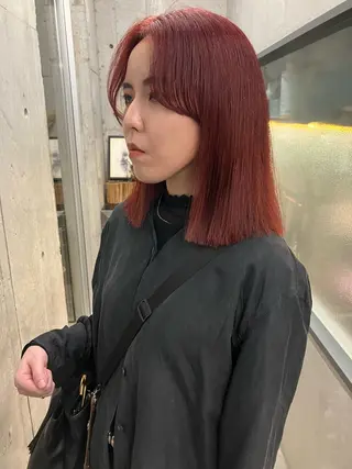 セミロング 似合わせカットカラー 👩MINAのヘアスタイル