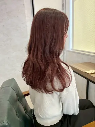 ロング カラー レイヤー✂︎ぷつボブ 艶カラー🤍noaのヘアスタイル