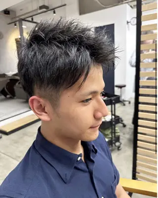 ショート 鹿子島 昇彦のヘアスタイル