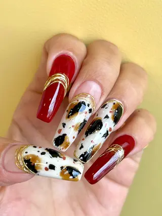 ロング ネイル まり りぃ〜んのネイルデザイン