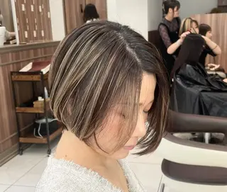 ショート カラー 🇰🇷韓国ヘア★ 副店長.쿠리타⭐︎のヘアスタイル