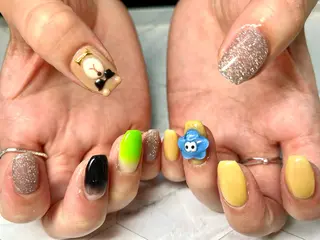 ネイル Queennail 北堀江megumiのネイルデザイン