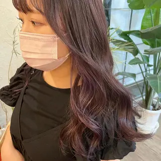 ロング しもかわ かほのヘアスタイル