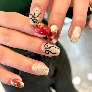 ミディアム m kaori𓃟のネイルデザイン