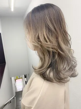 セミロング YUZA grow HAIR 札幌所属・韓国ヘア指名率 No. 1小堀京介のヘアスタイル