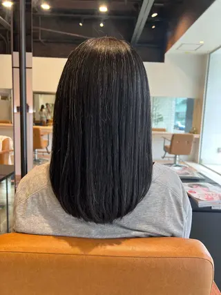 ミディアム ❄️ さき❄️のヘアスタイル