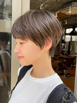 ショート ショートヘア💫 ハイトーン西田拓馬のヘアスタイル