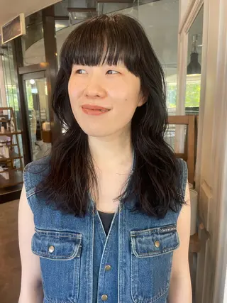 セミロング yukii しまむら のぞみのヘアスタイル