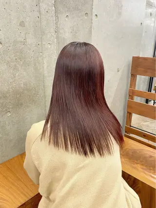 カラー ayaka/暖色 /ニュアンスボブのヘアスタイル