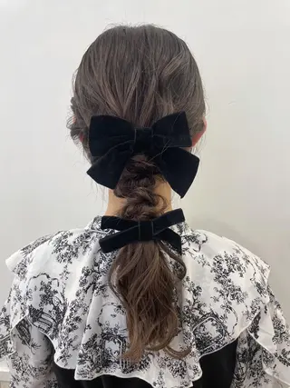 セミロング ヘアアレンジ clan en所属・clan .のヘアスタイル