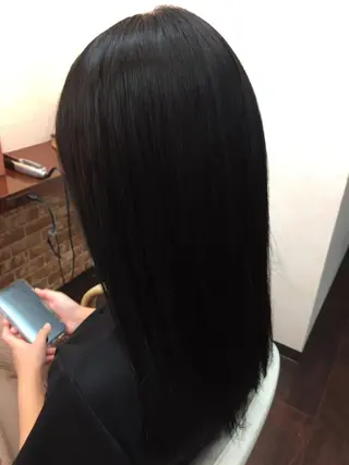 ロング パーマ 桧山 真のヘアスタイル