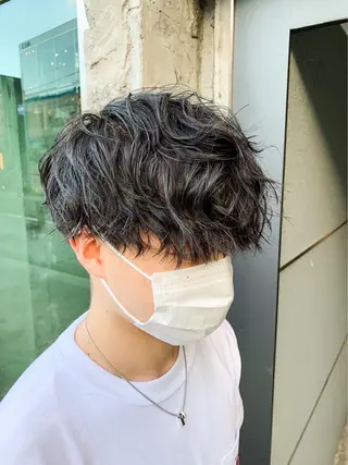 パーマ ヘアアレンジ メンズ メンズ似合わせ🪞 副店長 kotoriのヘアスタイル