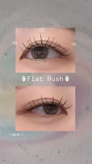 マツエク・マツパ seran EYELAのマツエク・マツパデザイン