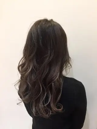 ロング カラー シールエクステ⭐️ オオミタクヤのヘアスタイル