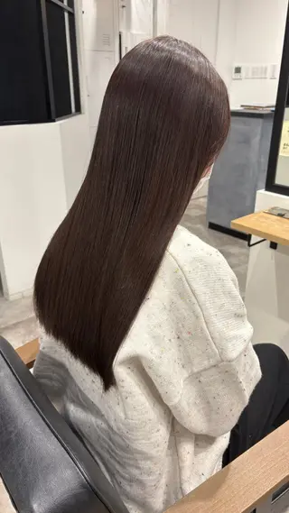 ロング カラー 河野 いずみのヘアスタイル