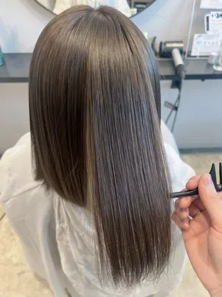 ミディアム 垢抜け/イメチェン color🦩ちあきのヘアスタイル