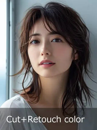 カラー 菅野 杏実のヘアスタイル