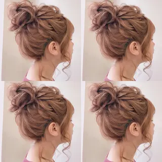 セミロング ヘアアレンジ 🌷MAYU 🌷のヘアスタイル