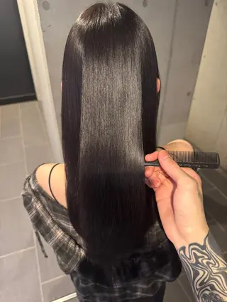 ロング パーマ だいち/ハイトーン/ デザインカラーのヘアスタイル