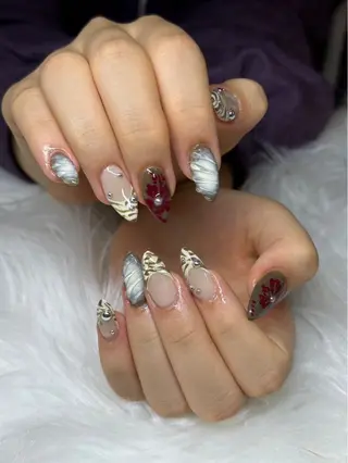 ネイル 堀江 海外ネイルのネイルデザイン