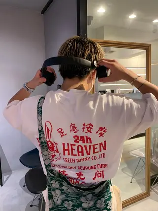 ショート メンズ 美髪・シールエクステ ホソタニリョウコのヘアスタイル