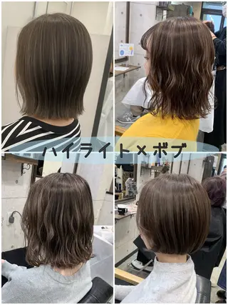 ミディアム カラー 白髪ぼかし🌈 Ayakoのヘアスタイル