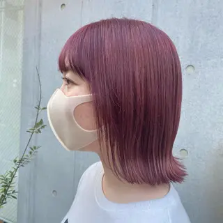 ミディアム カラー 🪭risa 暖色/レイヤー🪭のヘアスタイル