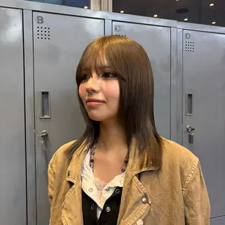 セミロング ☘️かわいいハイトー ン☘️nonokaのヘアスタイル