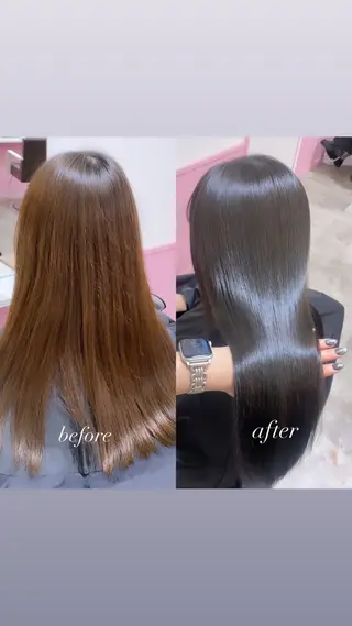 ロング 髪質改善韓国レイヤー SHIORI🦋のヘアスタイル