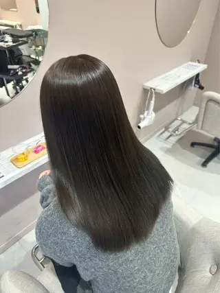 ロング 🧡似合わせレイヤー 艶カラーこなつ💛のヘアスタイル