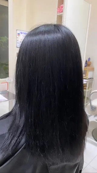 セミロング メンズパーマ特化 福岡正真のヘアスタイル