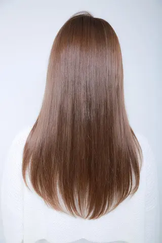 ロング 髪質改善\酸熱TR カット【店長】のヘアスタイル