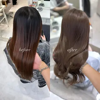 ロング 髪質改善× ブリーチなしyutoのヘアスタイル