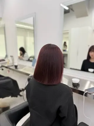 ミディアム カラー 中韓レイヤー/ ブラウン🤎はやとのヘアスタイル