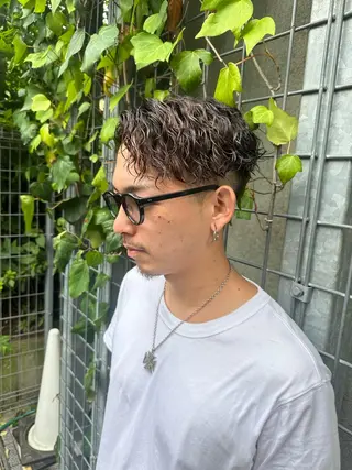 ショート パーマ メンズ ツイスパ/メンズ パーマ/歩夢のヘアスタイル