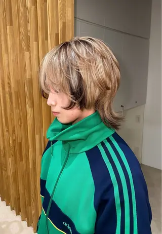 ミディアム カラー COL birth所属・yui 野々市市のヘアスタイル