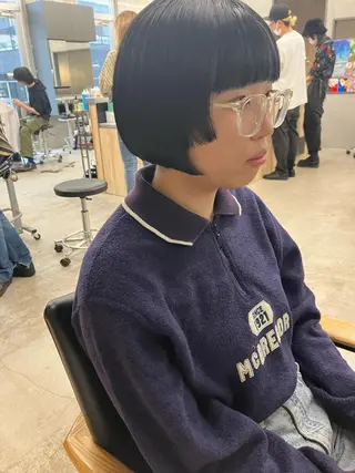 ミディアム 似合わせカットカラー 👩MINAのヘアスタイル