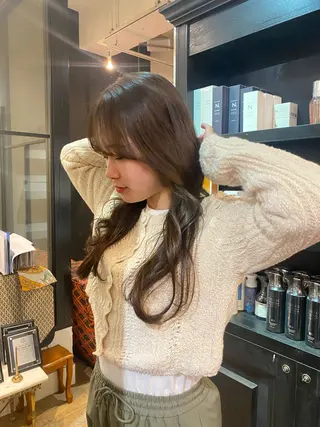 ロング 原田 梓未のヘアスタイル