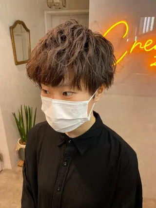 ショート パーマ ヘアアレンジ XENA表参道 MIKUのヘアスタイル