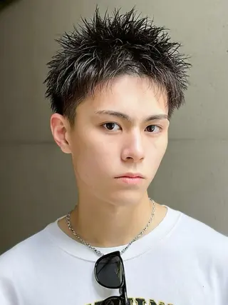 メンズ パーマ 井上 希維のヘアスタイル