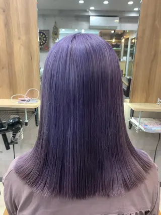 ミディアム カラー memento 斎藤大覚のヘアスタイル