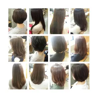 ショート ミディアム セミロング ロング カラー パーマ 🔳髪質改善🔳 岡本陽のヘアスタイル
