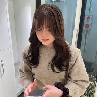 ロング カラー Parve Mix /頓宮 稚愛🤍のヘアスタイル