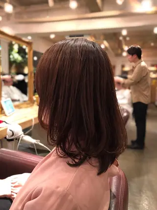 ミディアム 韓国風カット/ 髪質改善 黒崎のヘアスタイル