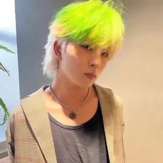 ショート カラー メンズ 花香竜太/エクステ /ハイトーンカラーのヘアスタイル