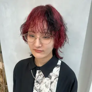 カラー デザインカラー/パー マ🦖外岡咲希🦖のヘアスタイル