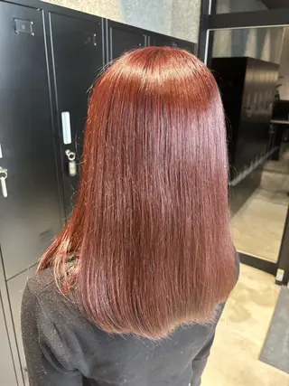 セミロング カラー 飛田 真彩のヘアスタイル