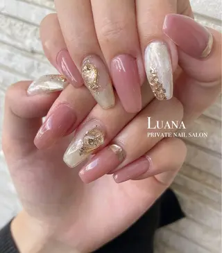 ショート カラー ヘアアレンジ キッズ ネイル マツエク・マツパ アイブロウ nail salon neigeのネイルデザイン