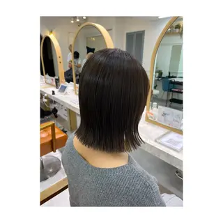 ミディアム 長島 美織のヘアスタイル
