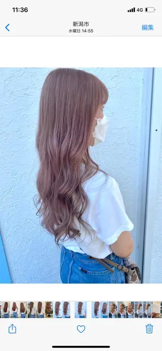 ロング mare所属・＊＊＊ natsumiのヘアスタイル